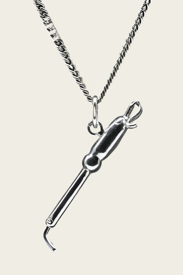 Zilveren Soldeerbout ketting hanger