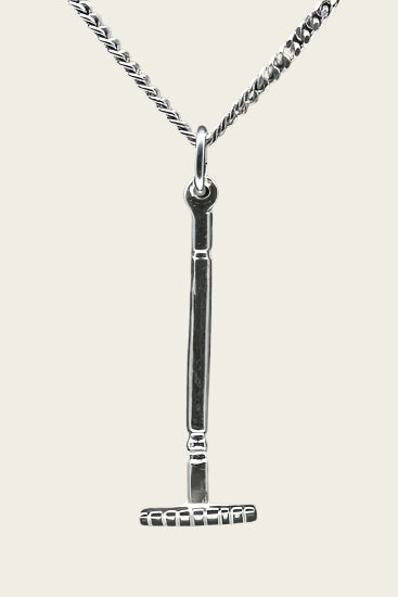 Zilveren Hark ketting hanger