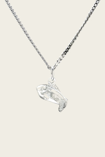 Zilveren Vis ketting hanger