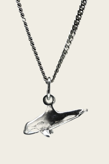 Silver Orca Necklace Pendant