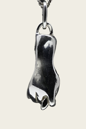 Zilveren Handteken seks ketting hanger