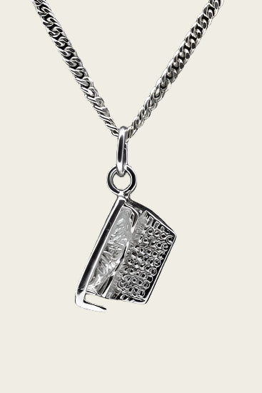 Silver Typewriter Necklace Pendant