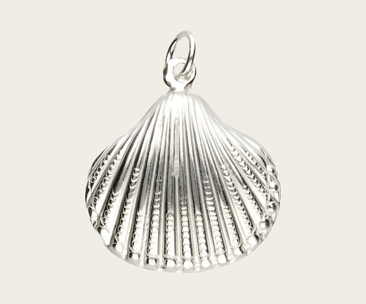 Silver Shell Necklace Pendant