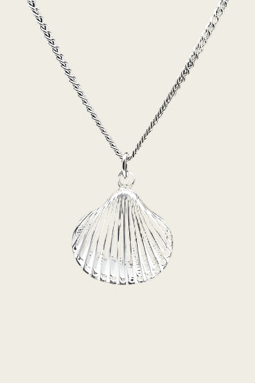 Silver Shell Necklace Pendant