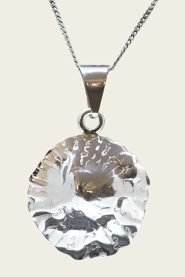 Zilveren Schaalhoorn ketting hanger