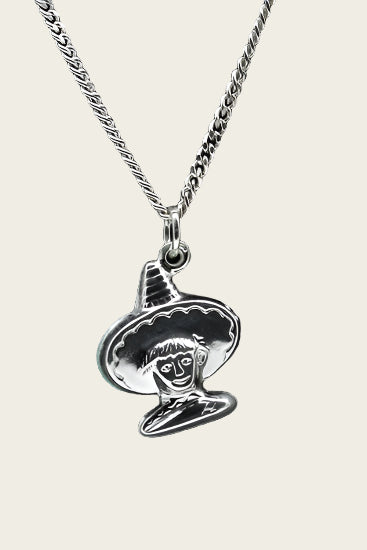 Zilveren Mexicaan ketting hanger