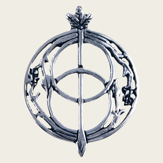 Silver Chalice well necklace pendant
