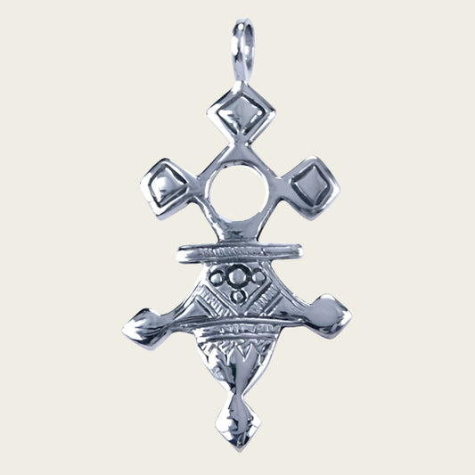Zilveren Toeareg ketting hanger