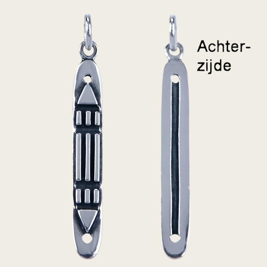 Zilveren Atlantis ketting hanger