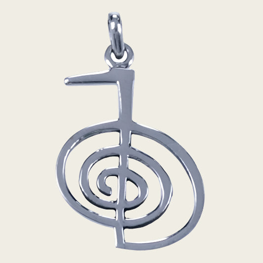Zilveren Choku Rei ketting hanger