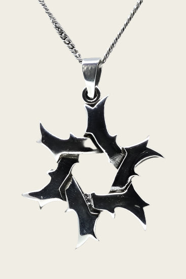 Zilveren Tribal 3 ketting hanger