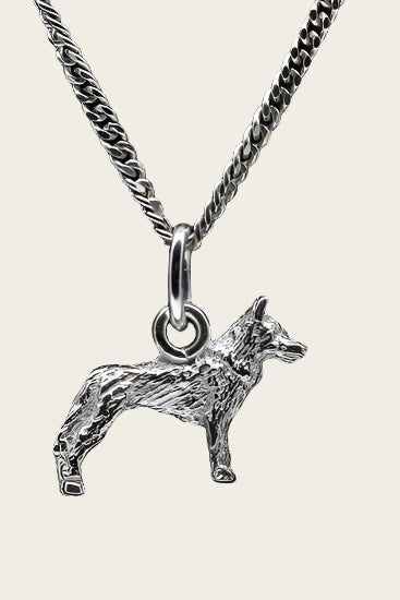 Silver Barb Necklace Pendant - Small