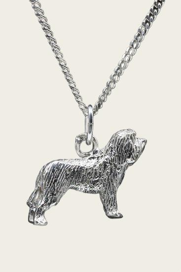 Zilveren Cao da serra de aires ketting hanger - groot