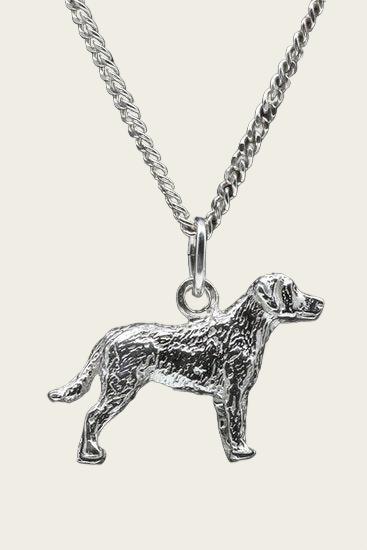 Zilveren Cao da castro laboreiro ketting hanger - groot