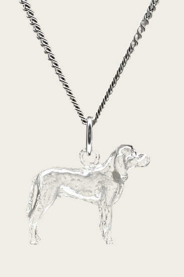 Zilveren Grand bleu de gascogne ketting hanger - groot