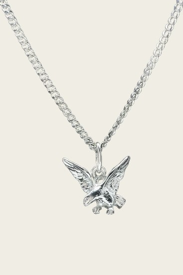 Zilveren Adelaar ketting hanger klein