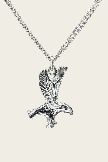 Zilveren Adelaar ketting hanger klein