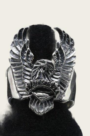 Zilveren Adelaar Amerika ring