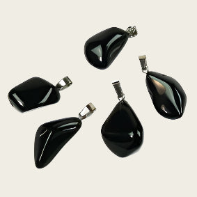 Apache tranen edelsteen ketting hanger rvs