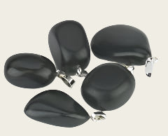 Git edelsteen ketting hanger rvs
