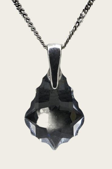 Swarovski kristal Drop helder ketting hanger - middel