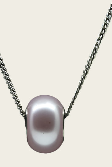 Swarovski Elements rosaline pearl ketting hanger