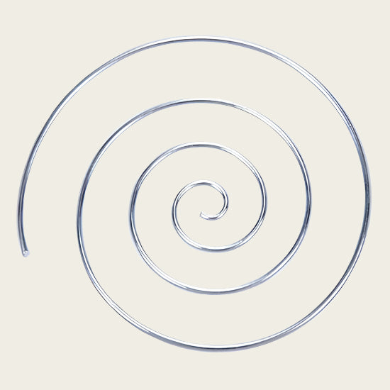 Silver Spiral 2 earrings