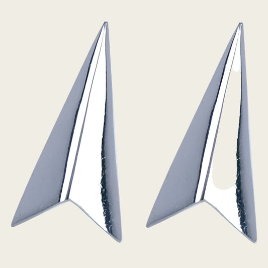 Silver Arrowhead Stud Earrings