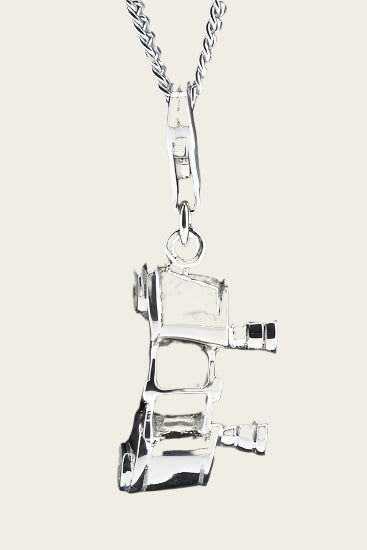 Zilveren Verrekijker hanger en/of bedel