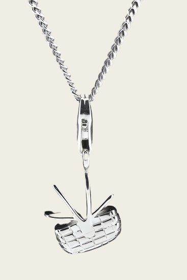Zilveren Picknickmand hanger en/of bedel