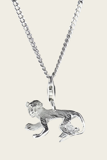 Silver Monkey pendant and/or charm