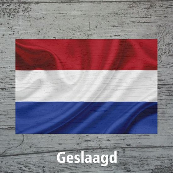 Wenskaart "Geslaagd"