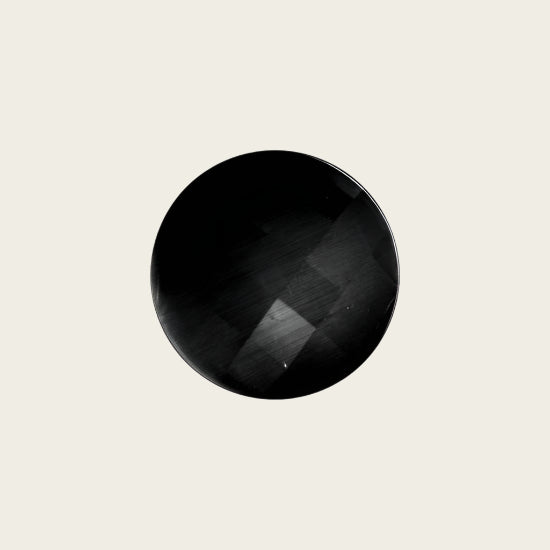 MY iMenso Cat's Eye "dark gray" faceted 24mm