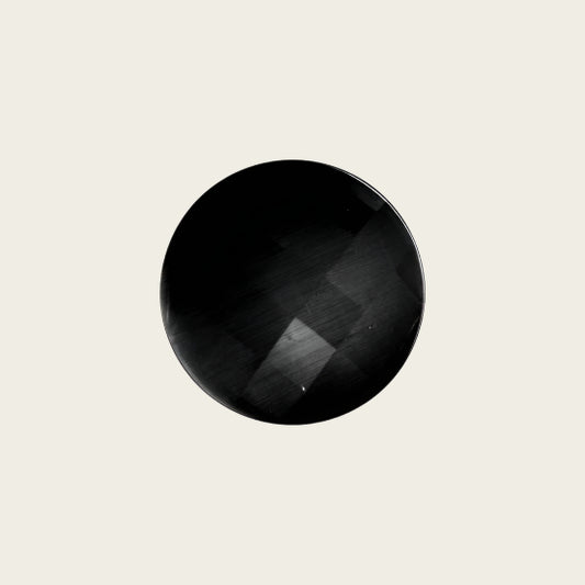 MY iMenso Cat's Eye "dark gray" faceted 24mm