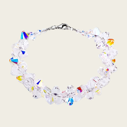 Armband met swarovski kristallen 20 cm
