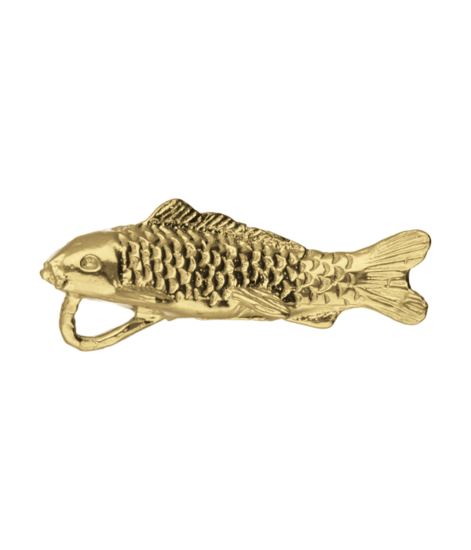 Gouden Koi Karper groot ketting hanger