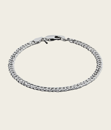 Zilveren Ketting Berlijn - dikte 3 mm - 38/4042/45/50/60/70/80/90/100 cm