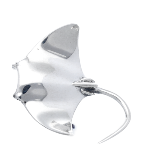 Zilveren Mantarog kettinghanger