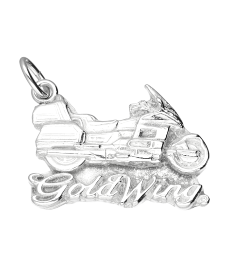 Silver Motor flat 2 necklace pendant