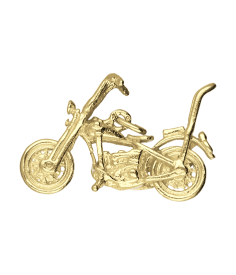 Gouden Amerikaanse Chopper motor kettinghanger