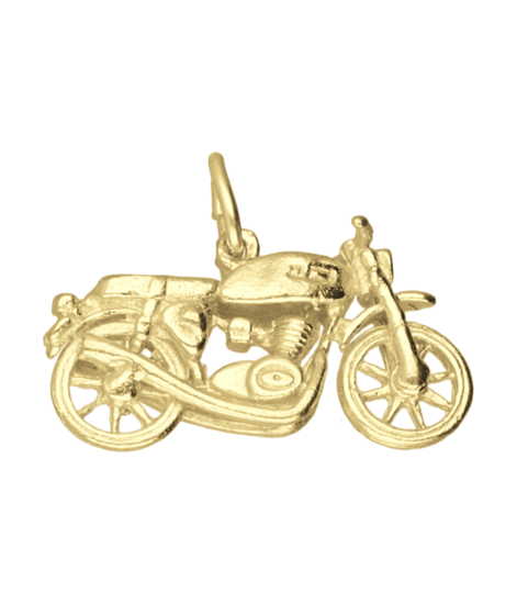 Gouden Motor klein kettinghanger