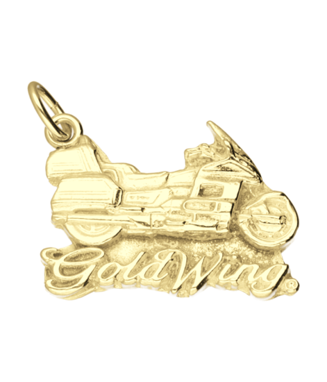 Gouden Motor vlak 2 kettinghanger