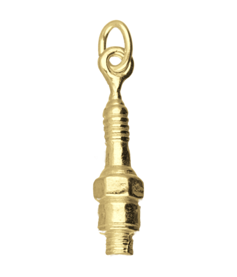 Gouden Bougie klein kettinghanger
