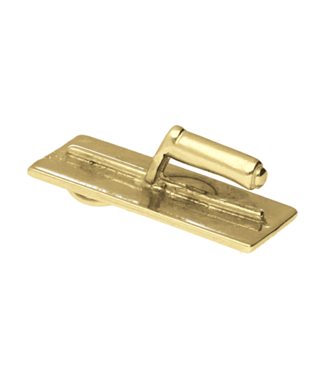 Gouden Schuurspaan ketting hanger