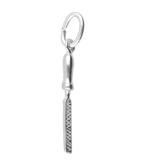 Silver File Necklace Pendant - Small