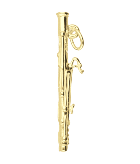 Gouden Fagot ketting hanger