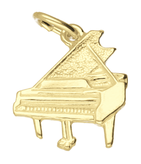 Gouden Vleugel vlak ketting hanger