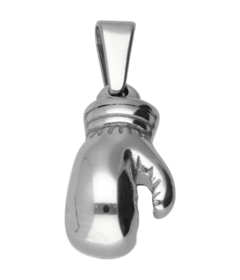 RVS Bokshandschoen groot ketting hanger - edelstaal