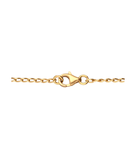 Bronzen ketting gourmet - dikte 1,5 mm - 45/60/70 cm