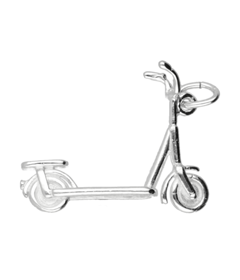 Zilveren Step ketting hanger